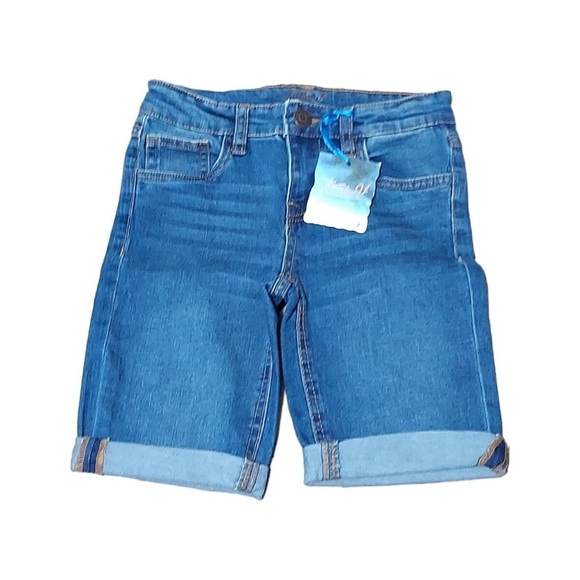 Studio V | Girls Casual Blue Denim Shorts - Picture 1 of 2